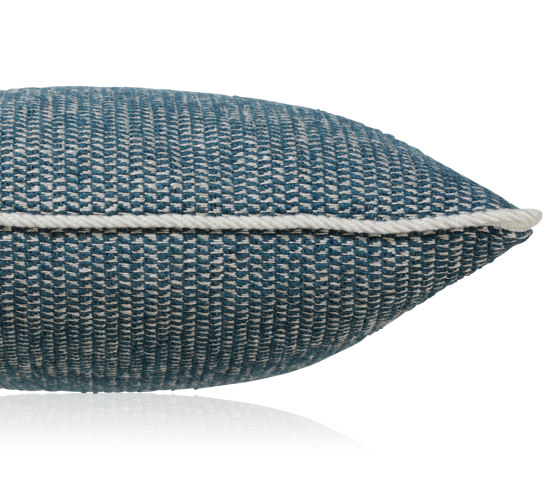 Crochet Frame teal |40x40| | Cojines | Manufaktur Kissenliebe
