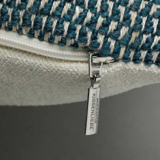 Crochet teal |50x50| | Cojines | Manufaktur Kissenliebe