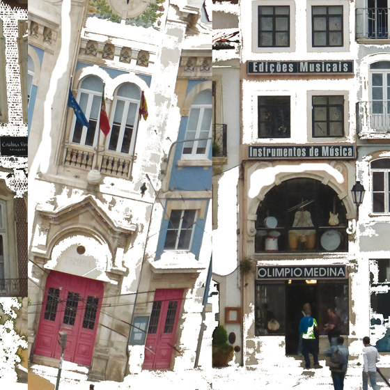 Miroir De La Ville Vintage | Revestimientos de paredes / papeles pintados | Agena