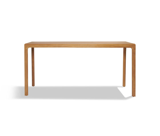 Illum teak bar table with teak top | Standing tables | Tribù