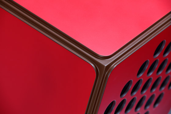 Radiofonografo | rr226-fo-st-Rosso by Brionvega | Side tables