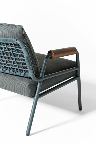 Zoe Wood Open Air armchair | Armchairs | Meridiani