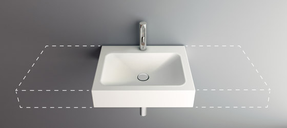 LOTUS VARIO lavabo a muro | Lavabi | Schmidlin