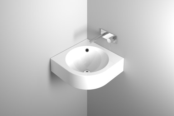 ORBIS CORNER wall-mount washbasin | Wash basins | Schmidlin