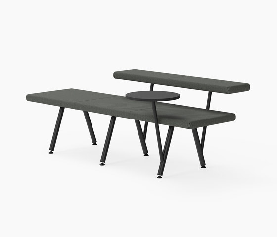 Autobahn, Seat with floating table by Derlot | Benches