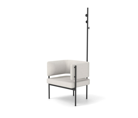 Crescent, Armchair with coat stand | Poltrone | Derlot