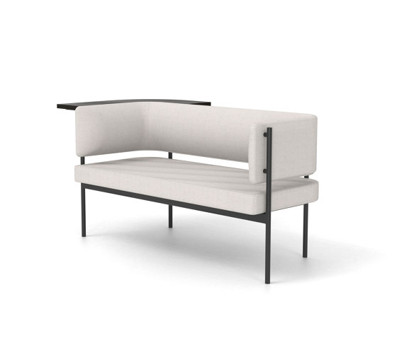 Crescent, Two seater sofa with floating table | Sofas | Derlot