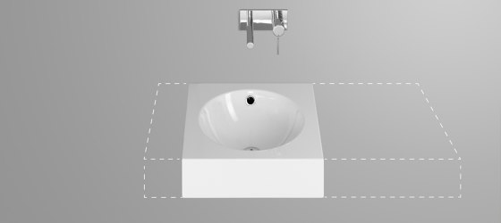 ORBIS VARIO lavabo a muro | Lavabi | Schmidlin