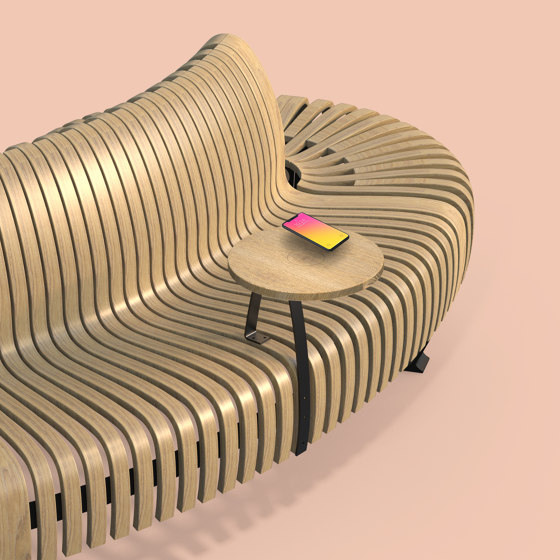 Nova C Wireless Table | Enchufes Schuko | Green Furniture Concept