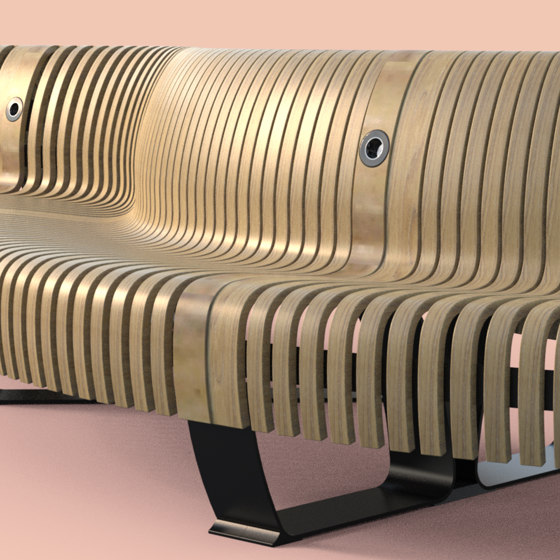 Nova C Rib Charger | Enchufes Schuko | Green Furniture Concept