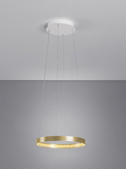 CIRCLE 30 Glossy gold | Suspended lights | Le deun
