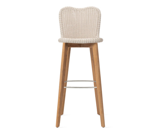 Lena bar stool teak base | Bar stools | Vincent Sheppard