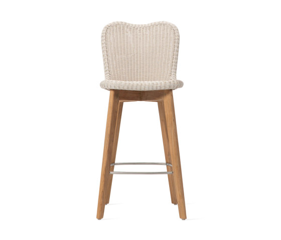 Lena counter stool teak base | Bar stools | Vincent Sheppard