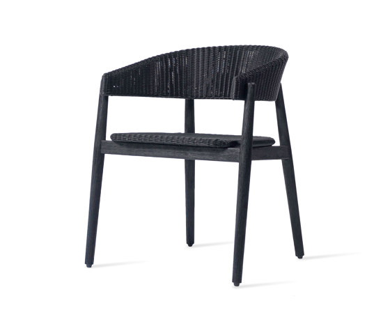 Mona dining chair teak black | Chairs | Vincent Sheppard