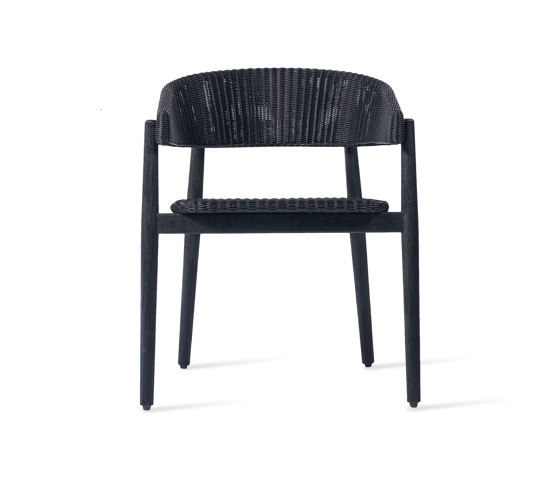Mona dining chair teak black | Chairs | Vincent Sheppard