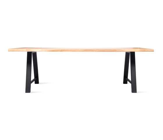 Nora dining table live edge black base | Dining tables | Vincent Sheppard