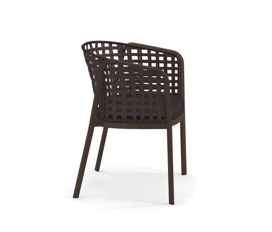 Carousel Alu-square twist rope armchair | 1213 | Chairs | EMU Group
