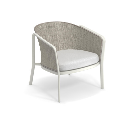 Carousel Alu-thick twist rope lounge chair | 1216 | Poltrone | EMU Group