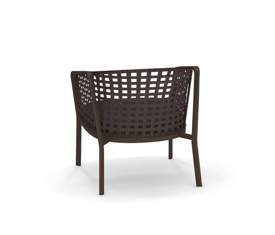 Carousel Alu-square twist rope lounge chair | 1217 | Armchairs | EMU Group