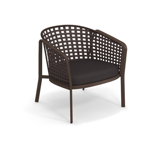 Carousel Alu-square twist rope lounge chair | 1217 | Sessel | EMU Group
