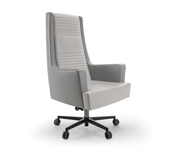 Black & More | High office chair | Office chairs | MALERBA