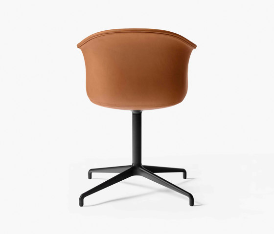 Elefy JH35 Black w. Cognac Silk Leather | Chairs | &TRADITION