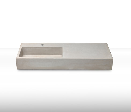 dade CASSA 120 concrete sink (shelf right) | Lavabos | Dade Design AG concrete works Beton