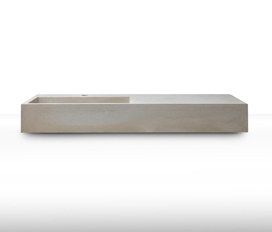 dade CASSA 120 concrete sink (shelf right) | Lavabos | Dade Design AG concrete works Beton