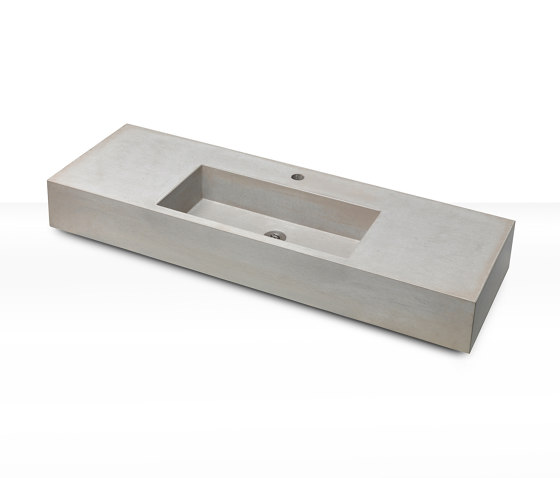 dade CASSA 120 concrete sink (middle) | Wash basins | Dade Design AG concrete works Beton