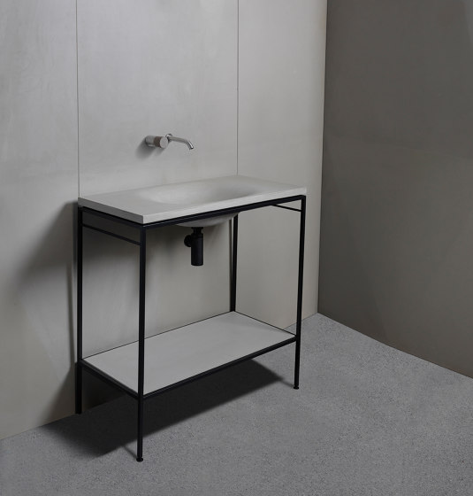 dade LAURA 90 WAVE washstand furniture | Lavabos | Dade Design AG concrete works Beton
