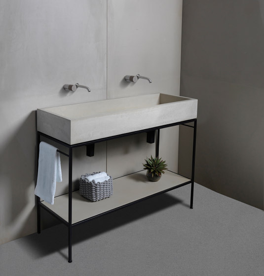 dade LAURA 120 washstand furniture | Lavabos | Dade Design AG concrete works Beton