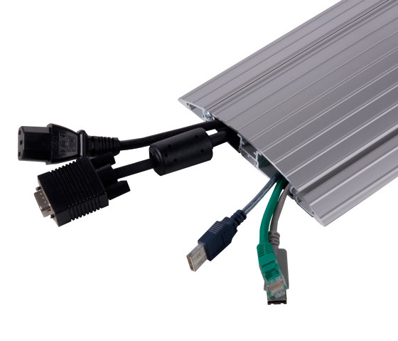 Addit hinged cable protector - straight 452 | Accesorios de mesa | Dataflex