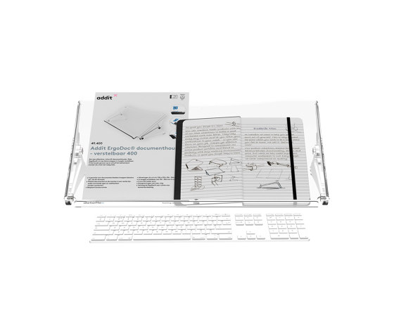 Addit ErgoDoc® document holder - adjustable 400 | Desk accessories | Dataflex