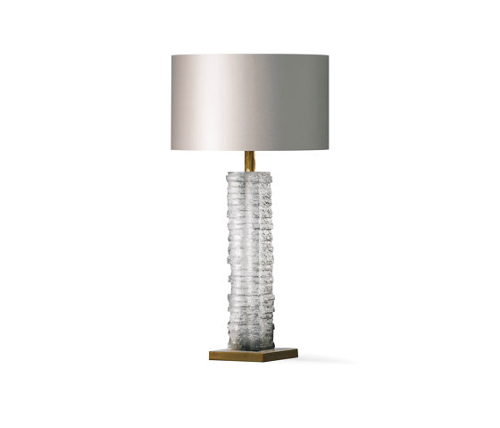 Crystal Strata Column Lamp | Table lights | Porta Romana