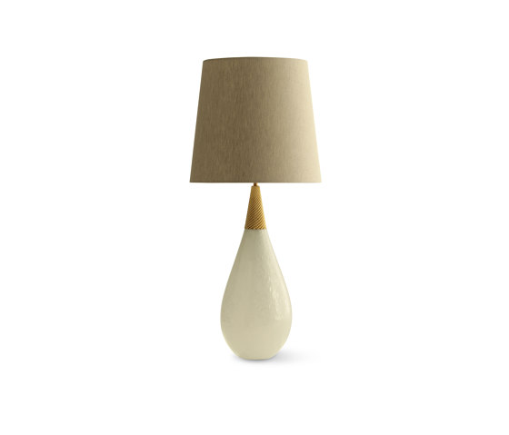 Pearldrop Lamp - Pearl | Tischleuchten | Porta Romana