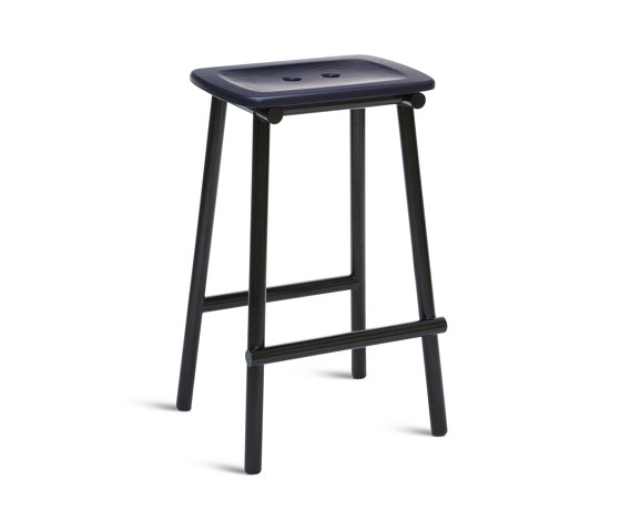 Tubby Tube Counter Stool | Wooden Seat | Chaises de comptoir | Please Wait to be Seated