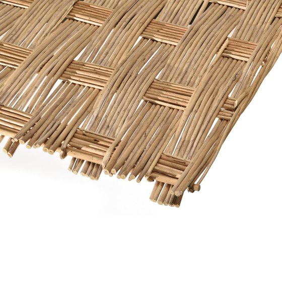Handwoven panels | Handwoven panel by willow peeled | Sistemi copertura | Caneplexus