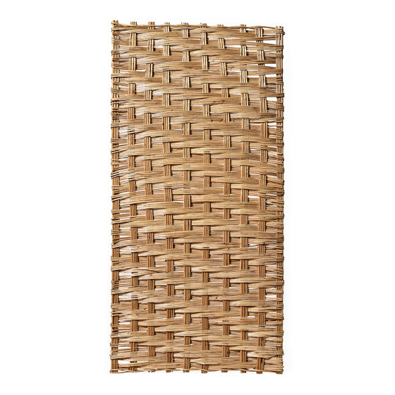 Handwoven panels | Handwoven panel by willow peeled | Sistemi copertura | Caneplexus