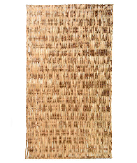 Handwoven panels | Willow peeled | Revestimientos para tejados | Caneplexus