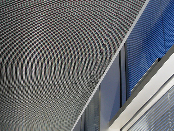 Expanded Metal Ceilings | S10H Rhombos Double-Hook System | Controsoffitti | durlum