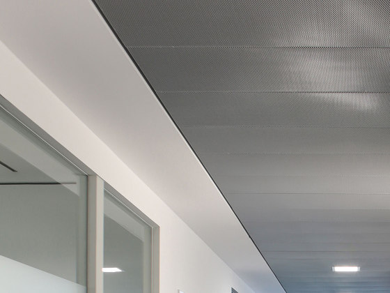 Expanded Metal Ceilings | FS4.6 Br Rhombos Lay-On/ Pin-Locking System, Hinged/ Movable | Suspended ceilings | durlum
