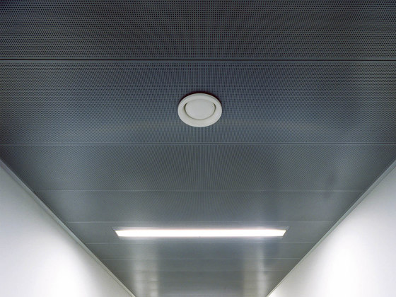 Rectangular Metal Panels | FS5.2 Fh Attachement System With Gypsum Board | Suspended ceilings | durlum