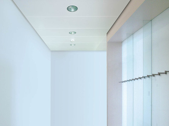 Rectangular Metal Panels | FS1.12 Clip-In System | Suspended ceilings | durlum