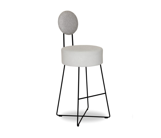 Lotta Bar Stool with Backrest | Bar stools | Bielefelder Werkstätten