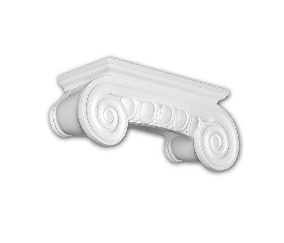 Facade mouldings - Chapiteau de demi-colonne Profhome Decor 415202 | Façade | e-Delux