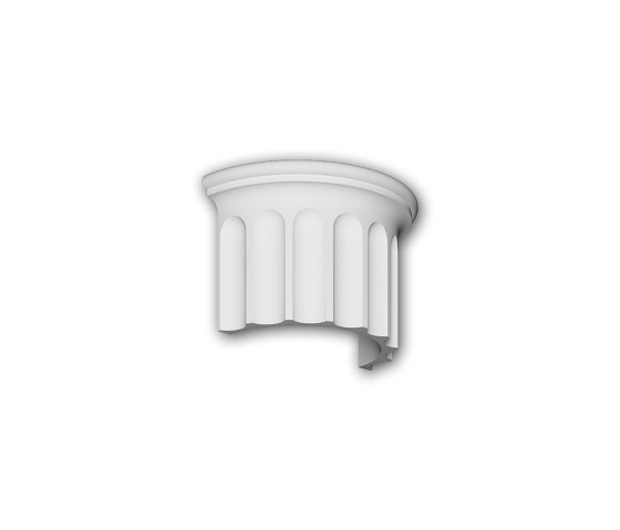 Facade mouldings - Halbsäulen Segment Profhome Decor 416003 | Fassade | e-Delux