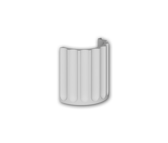 Facade mouldings - Segment de demi-colonne Profhome Decor 416005 | Façade | e-Delux