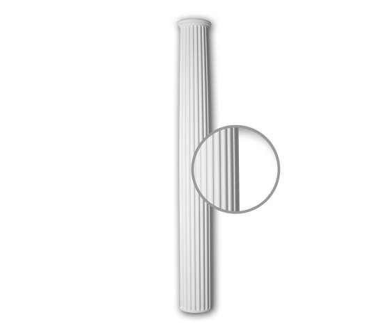 Facade mouldings - Fût de demi-colonne Profhome Decor 416102 | Façade | e-Delux