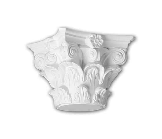Facade mouldings - Chapiteau de colonne Profhome Decor 441301 | Façade | e-Delux