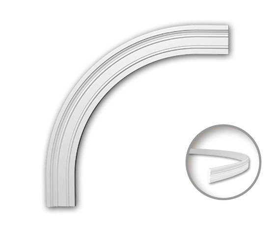 Facade mouldings - Arch Frame Profhome Decor 487033F | Facade | e-Delux
